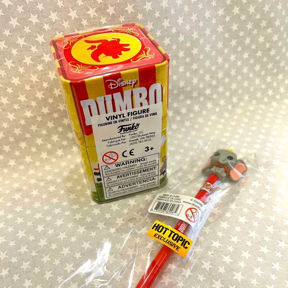 Funko Dumbo mystery tin & pen